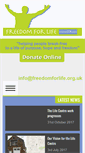 Mobile Screenshot of freedomforlife.org.uk